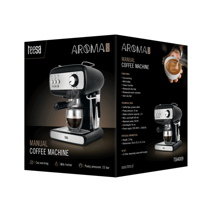 Кавоварка з фільтром Teesa TSA4009 AROMA 400 - Зображення 5