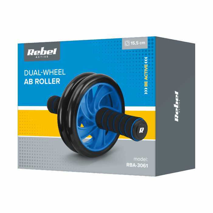 Подвійне колесо, ролик для вправ на прес AB Wheel AB-2, Rebel RBA-3061 ACTIVE - Зображення 7