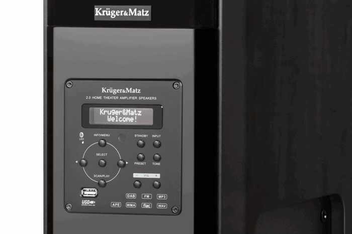 Активні колонки Krüger&matz KM0512B Passion комплект 2.0 чорні - Зображення 3