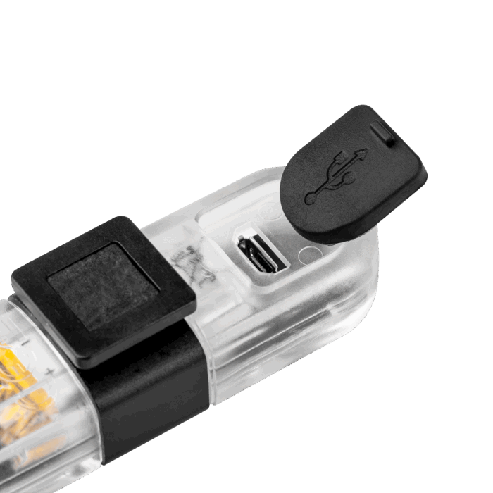 Комплект велосипедних ліхтарів (з USB-кабелем) Rebel URZ3493 - Зображення 2