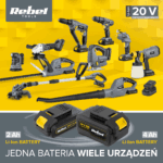 Акумуляторний компресор 20V Rebel RB-1060.1 2A 7 бар - Зображення 11