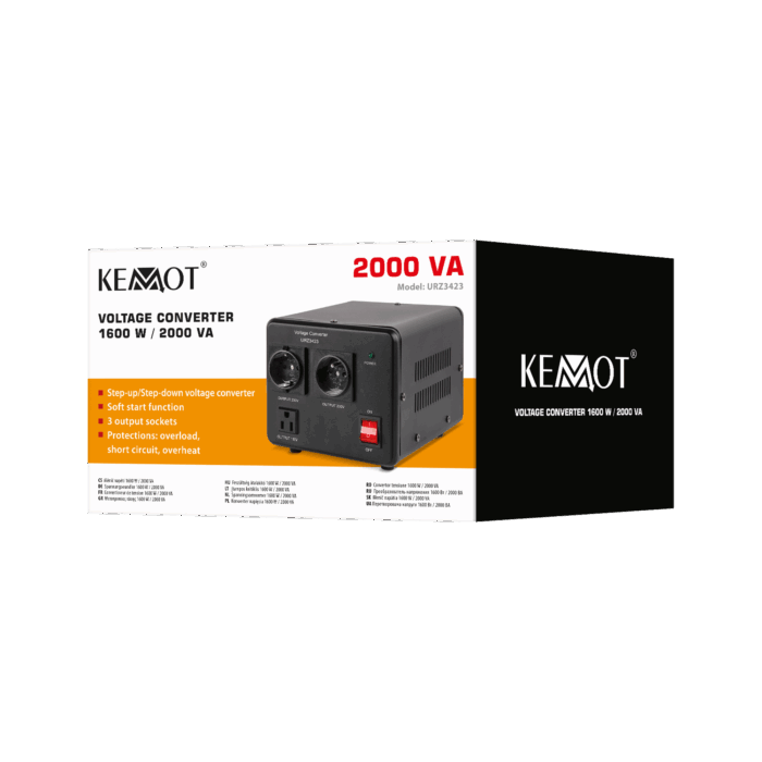 Перетворювач напруги Kemot URZ3423 1600 Вт / 2000 ВА - Зображення 4