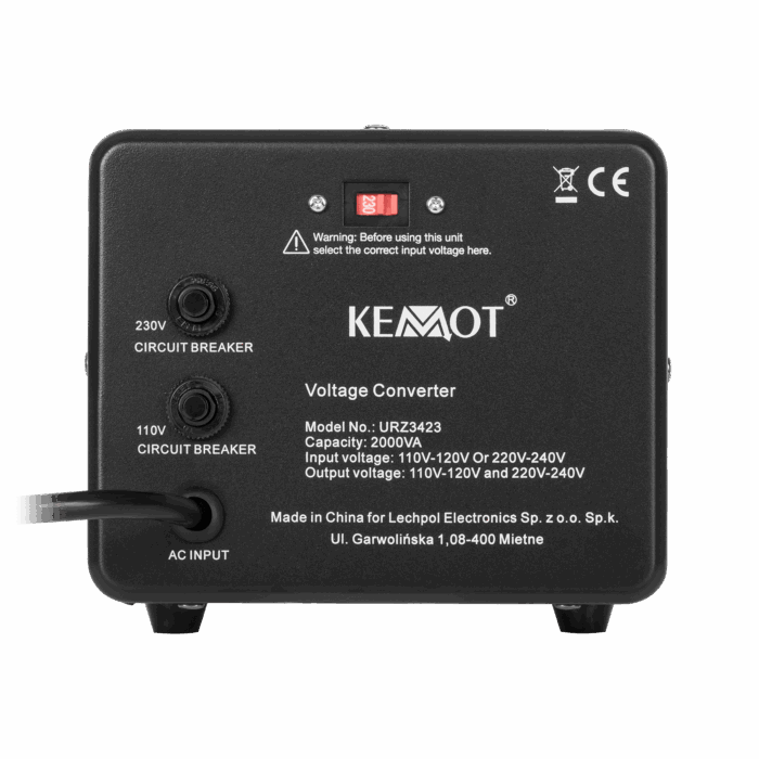 Перетворювач напруги Kemot URZ3423 1600 Вт / 2000 ВА - Зображення 2