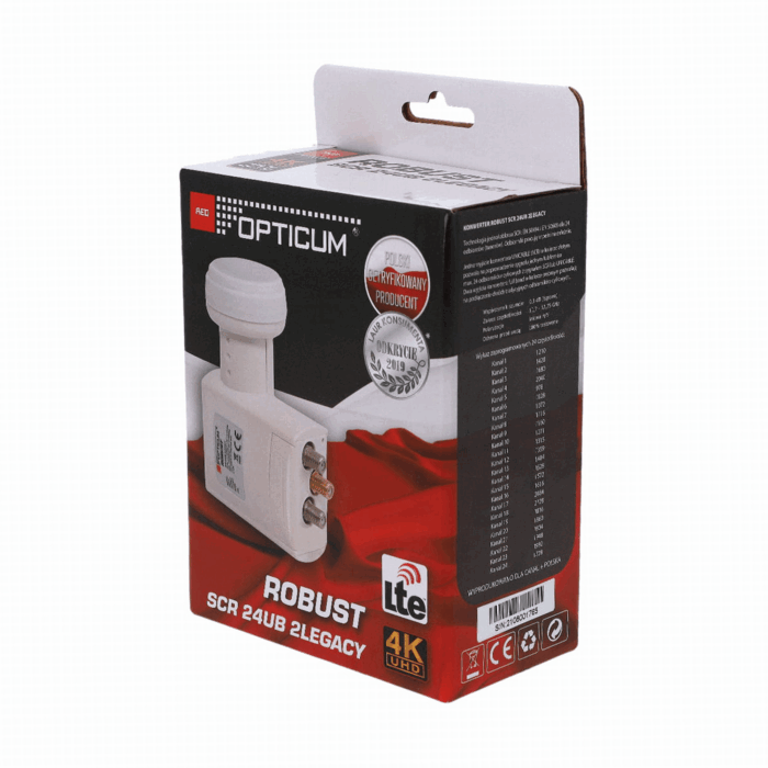 Конвертер OPTICUM UNICABLE SCR/2LEGACY URZ0634 ROBUST 24UB - Зображення 8