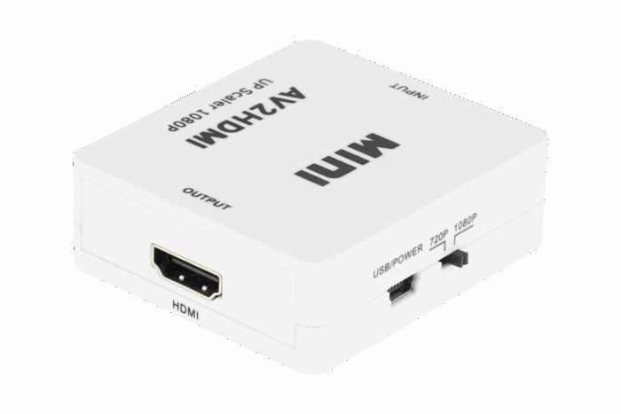 Конвертер сигналу AV роз'єм - Cabletech KOM0983 CHINCH CVBS + AUDIO - HDMI роз'єм - Зображення 2