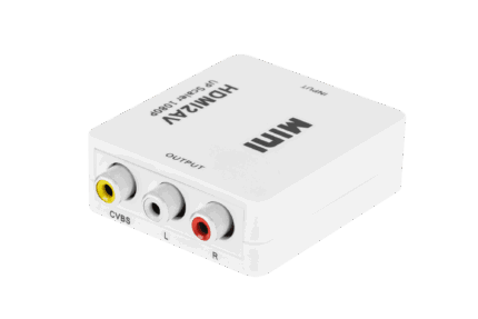 Перетворювач сигналу HDMI роз'єм - Cabletech KOM0982 AV роз'єм - CHINCH CVBS + AUDIO