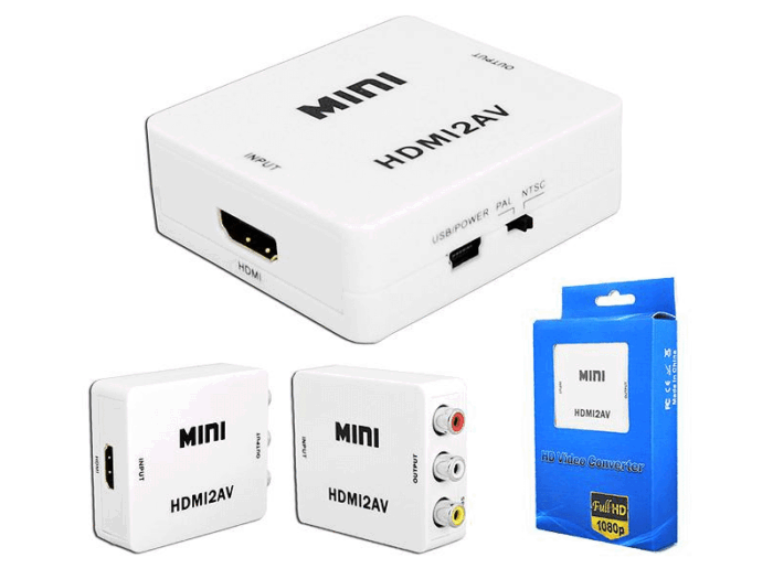 Конвертер сигналу HDMI роз'єм - Ltc ZLA0987LX AV роз'єм - CHINCH CVBS + AUDIO LXHD129 - Зображення 2