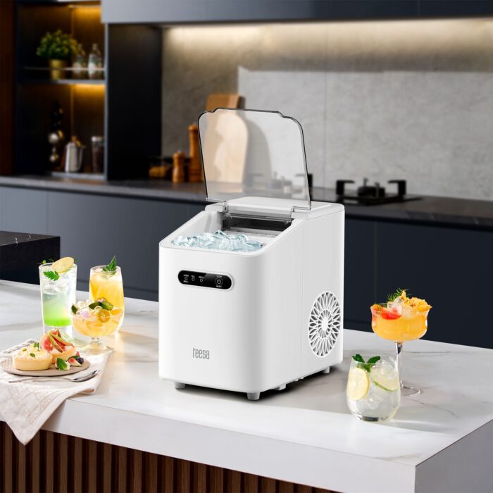 Льодогенератор Teesa TSA5009 EASY ICE, 11 кг льоду, 1 л, 110 Вт, два розміри кубиків, самоочищення - Зображення 9