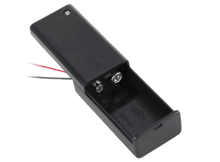 Кошик для акумулятора 9V GNI0062 закритий