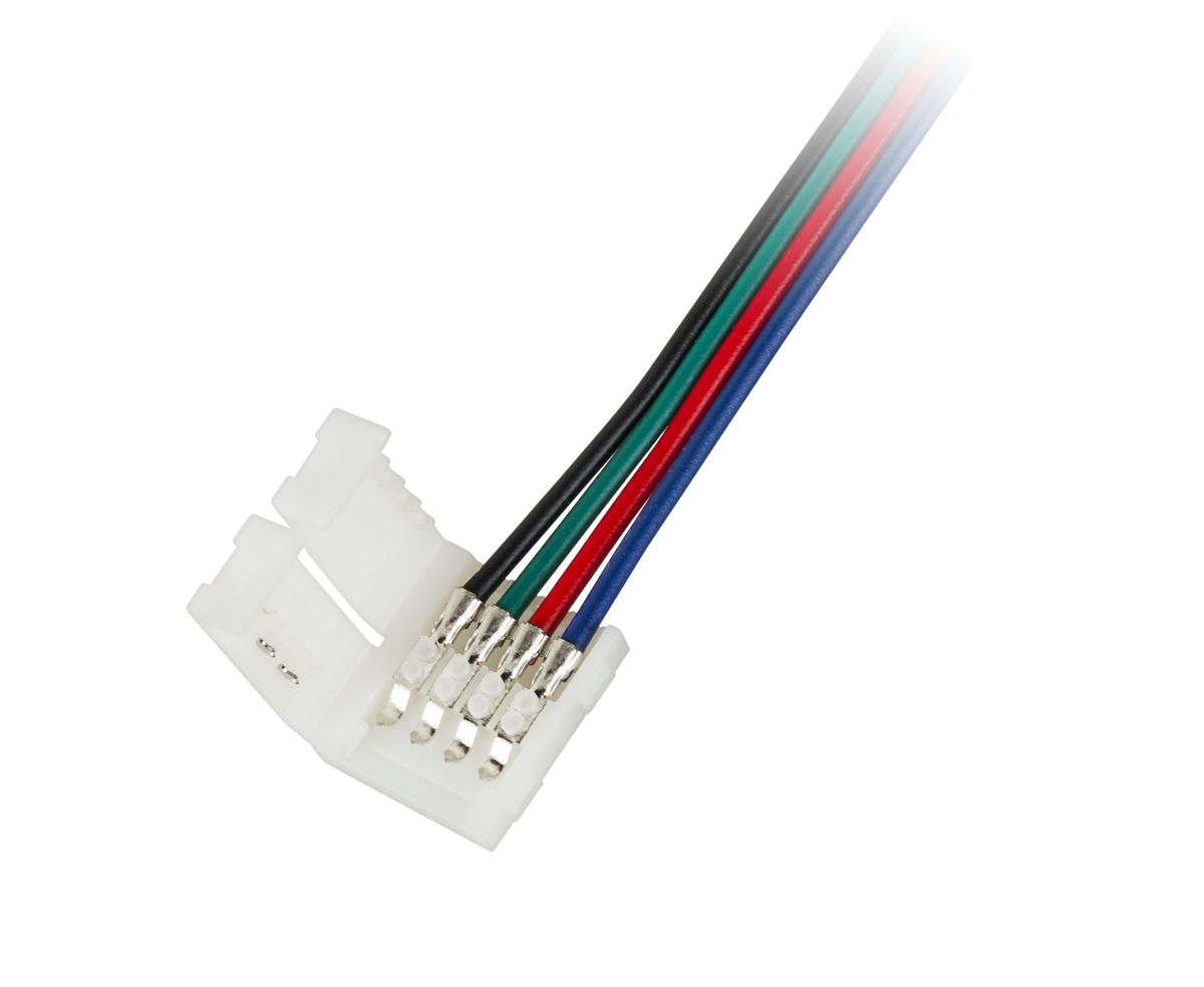 Роз'єм для світлодіодної стрічки (10 мм 5050 RGB) Роз'єм для LED0153 світлодіодної стрічки (10 мм 5050 RGB)