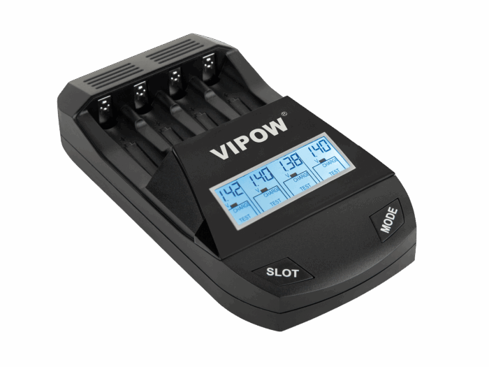 Розумний зарядний Vipow BAT2010 пристрій для акумуляторів - Зображення 2