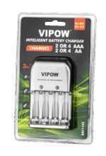 Зарядний пристрій Vipow BAT1142 3-в-1 PFC001 для акумуляторів 4xAA та 4xAAA - Зображення 3