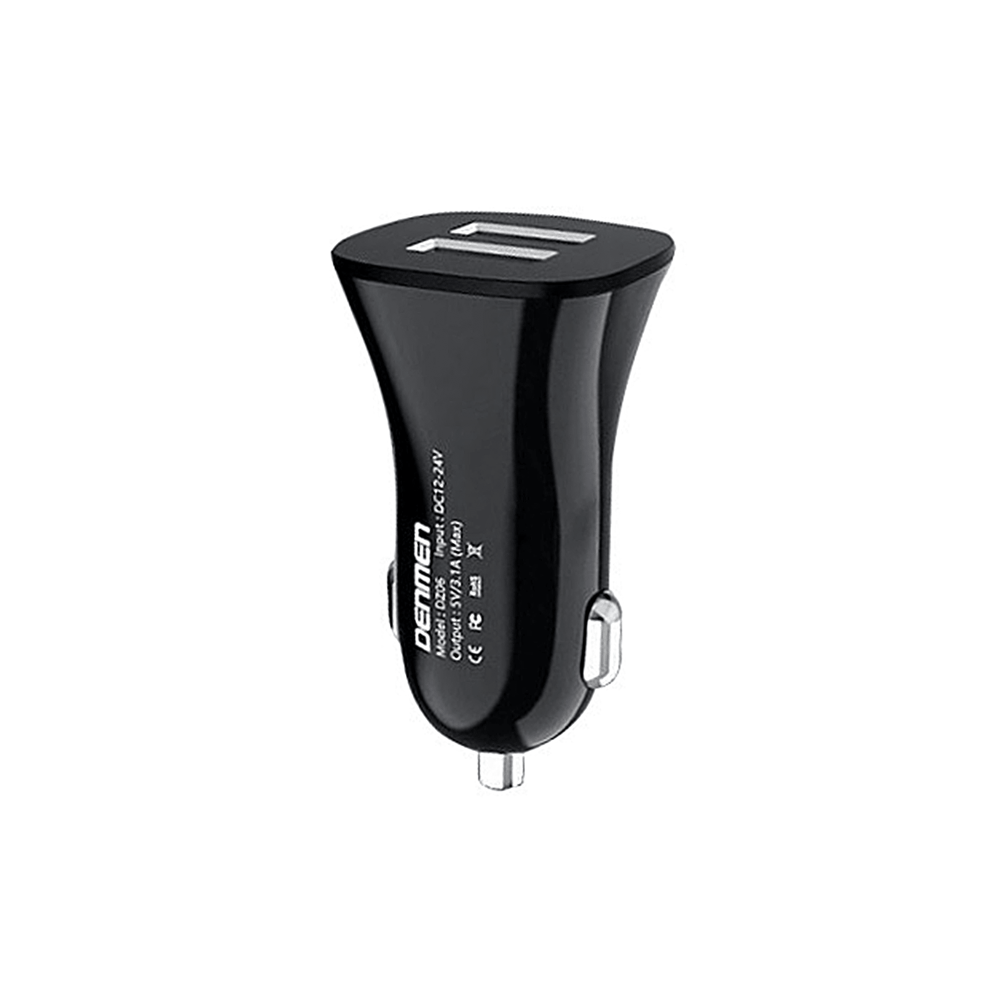 Автомобільний зарядний пристрій 2xUSB 3000mA Автомобільний зарядний пристрій 2xUSB GSM0820BL 3000mA