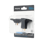 Автомобільний зарядний пристрій 2xUSB Peiying PY-CHR0003 3100 mA з вольтметром - Зображення 3