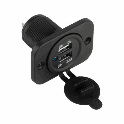 Автомобільний зарядний пристрій 2xUSB Peiying PY-CHR0001 для монтажу 3100 мА