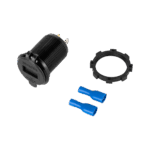 2 автомобільні Peiying PY-CHR0004 зарядні пристрої USB з функцією швидкої зарядки та вольтметром - Зображення 2
