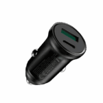 Автомобільний зарядний пристрій 30 Вт USB + USB Type-C GSM1061 з технологіями PowerDelivery та QuickCharge - Зображення 3