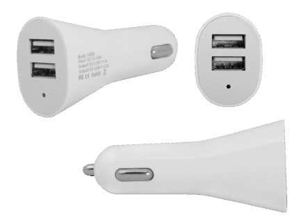 Автомобільний зарядний пристрій із двома USB-портами Ltc GSM1207LX 3
