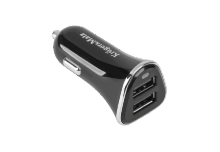 Автомобільний зарядний пристрій Kruger&Matz 2xUSB KM0203B 2400 mA чорний