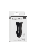 Автомобільний зарядний пристрій Kruger&Matz 2xUSB KM0203B 2400 mA чорний - Зображення 2
