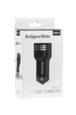 Автомобільний зарядний пристрій Kruger&Matz 2xUSB KM0212 4800mA з функцією швидкої зарядки Quick Charge 3.0 - Зображення 3