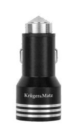 Автомобільний зарядний пристрій Kruger&Matz 2xUSB KM0212 4800mA з функцією швидкої зарядки Quick Charge 3.0 - Зображення 2