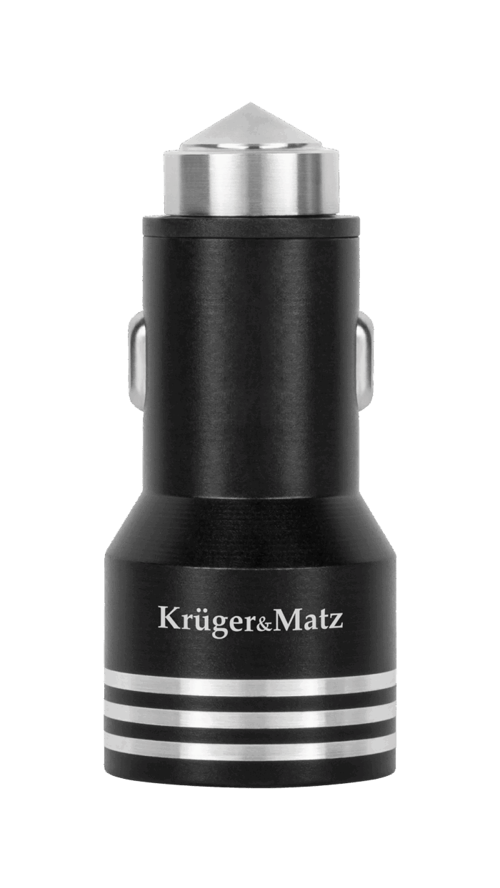 Автомобільний зарядний пристрій Kruger&Matz 2xUSB KM0212 4800mA з функцією швидкої зарядки Quick Charge 3.0 - Зображення 2