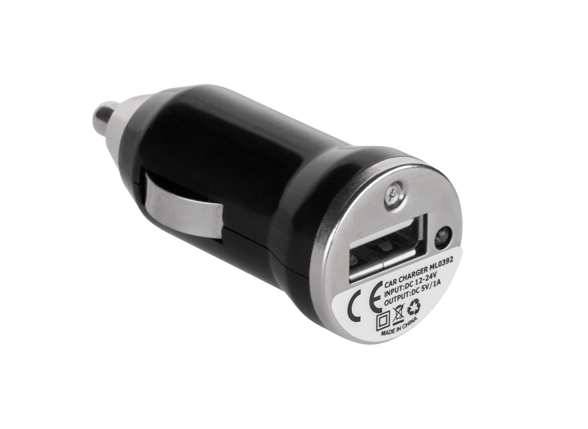 Автомобільний зарядний пристрій M-LIFE USB 1000mA Автомобільний зарядний пристрій M-life ML0392 USB 1000mA