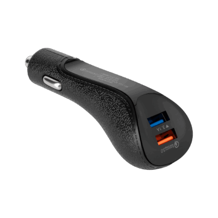 Автомобільний зарядний пристрій Rebel RB-6300 2xUSB 5100mA 15W з функцією швидкої зарядки Quick Charge 3.0