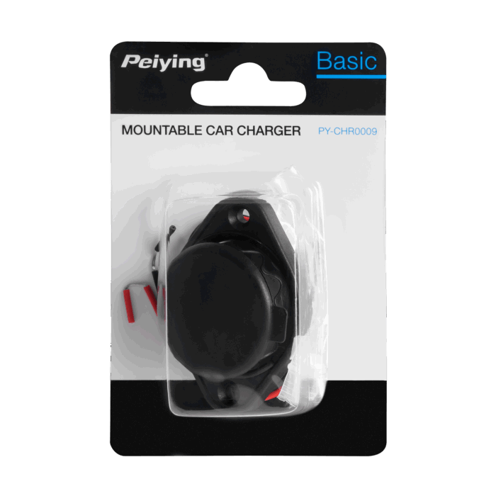 Автомобільний зарядний пристрій USB+USB Type-C Peiying PY-CHR0009 із функцією швидкого заряджання Quick Charge та Power Delivery - Зображення 2