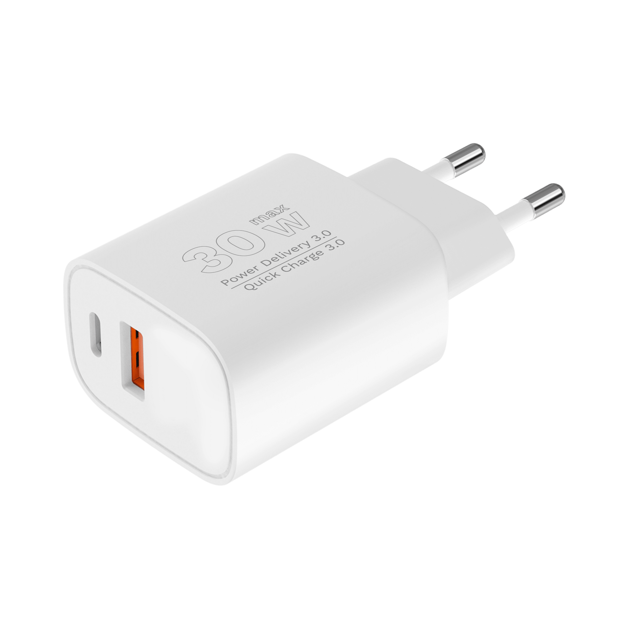 Зарядний пристрій Kruger&Matz GaN з двома USB-портами Зарядний пристрій GaN з двома USB-портами