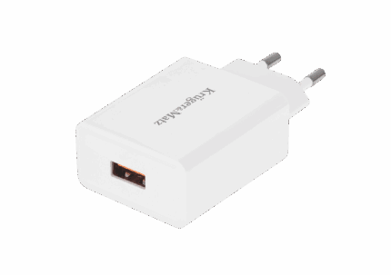 Зарядний пристрій Krüger&matz KM0132 USB із функцією швидкої зарядки Quick Charge 3.0