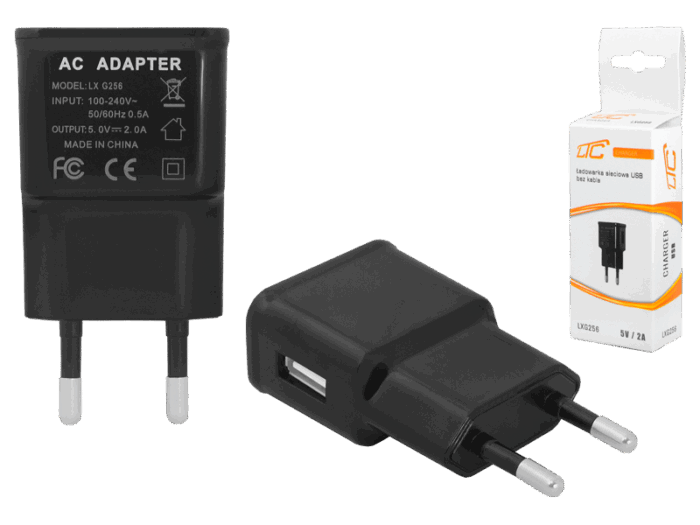 Зарядний пристрій USB 2000 мА LXG256 Ltc GSM1204LX - Зображення 2