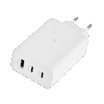 Білий зарядний GSM1056WH пристрій потужністю 65 Вт з функцією Power Delivery та швидкої зарядки Quick Charge