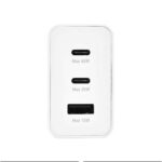 Білий зарядний GSM1056WH пристрій потужністю 65 Вт з функцією Power Delivery та швидкої зарядки Quick Charge - Зображення 4