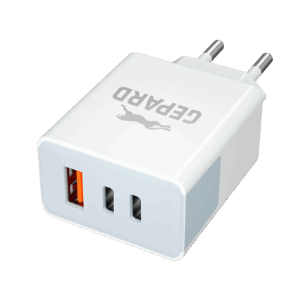Зарядний пристрій GSM1048 із функцією Power Delivery та швидкої зарядки Quick Charge 40 Вт