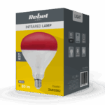 Інфрачервона лампа Rebel ZAR0582 R125, 100 Вт, 220-240 В - Зображення 4