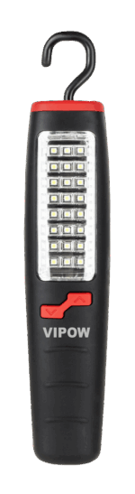 Ліхтар для майстерні 24SMD Vipow URZ0019 + 7LED з мережевим живленням та автомобільним зарядним пристроєм