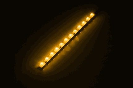 Світлодіодна стрічка Vipow LED0006 FLUX 24 см ЖОВТА 12 В