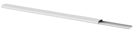 Біла пластикова накладка 60x20x750 Cabletech UCH0206 мм