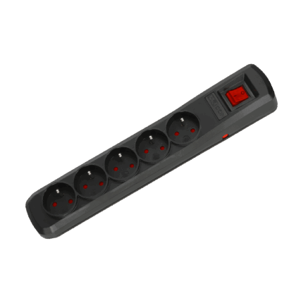Подовжувач R5 Armac URZ3051-5 5g 5 м чорного кольору ARcon