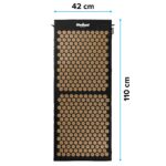 Килимок для здоров'я Rebel RBA-6010-GL Active Acupressure Spike з подушкою, 110x42 см, XL, золотисті шипи - Зображення 8