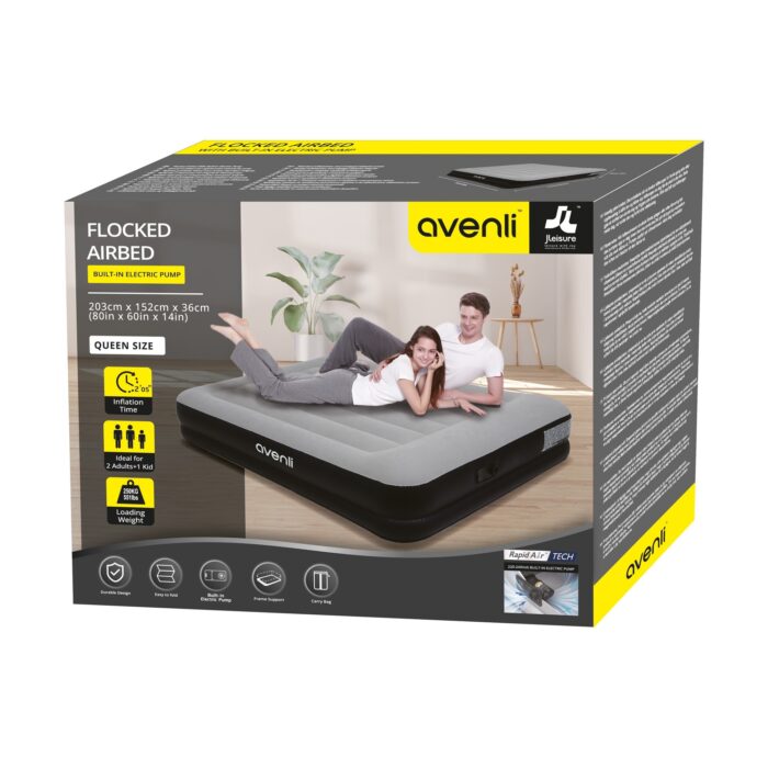 Матрац Avenli 24515EU розміру "king-size" з електричним насосом 203x152x36 - Зображення 7