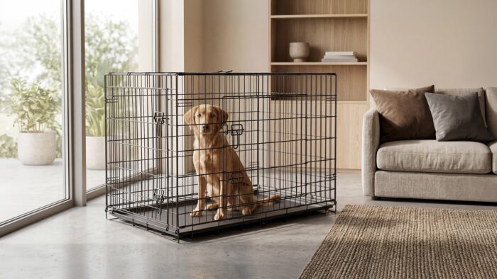 Металева клітка для собак, манеж, розмір XXXL 122x76x83 см, Rebel RA-1205 ANIMALS - Зображення 7