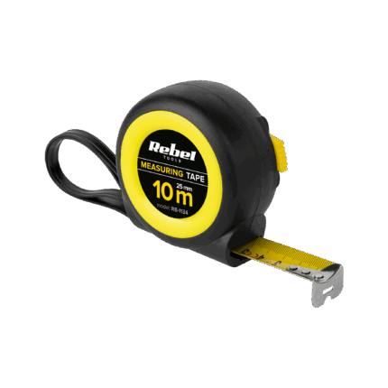 Сталева рулетка Rebel RB-1134 10 м 25 мм