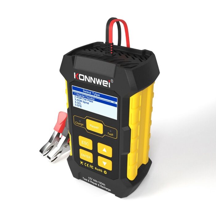 Вимірювач акумулятора Konnwei KW510 - Зображення 5