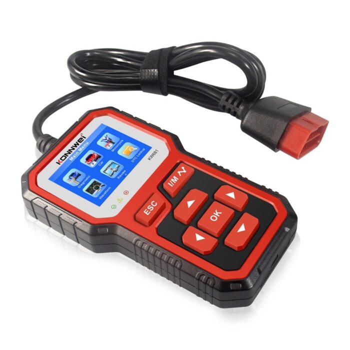 Діагностичний вимірювач, сканер OBD2, тестер акумуляторів Konnwei KW681 - Зображення 8
