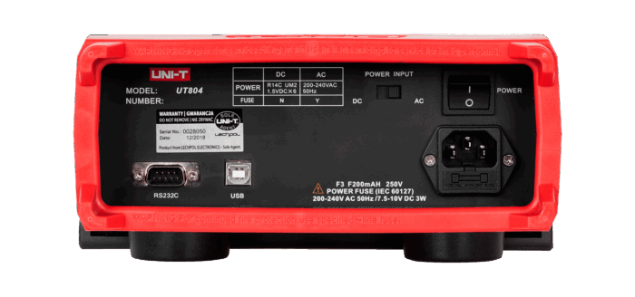 Лабораторний вимірювач UT804 Uni-t MIE0097 - Зображення 5