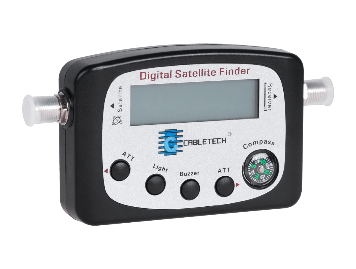 Вимірювач Sat-Finder з дисплеєм та компасом Вимірювач Sat-Finder Cabletech MIE0201 з дисплеєм та компасом