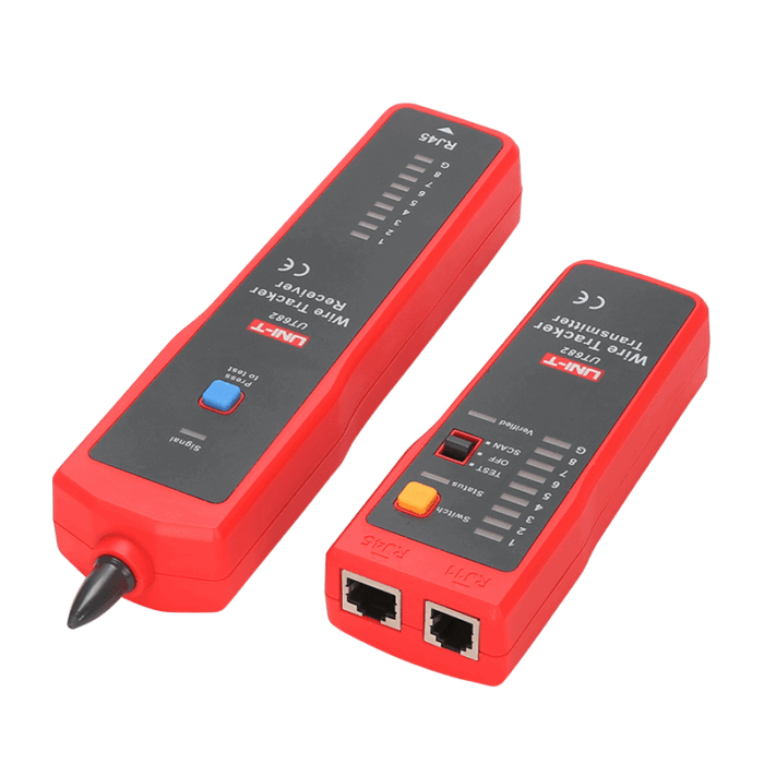 Вимірювач - пошук пар проводів з тестером кабелів RJ-45 Uni-t MIE0292 UT682 - Зображення 3